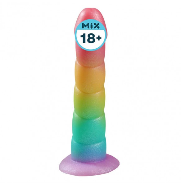 MizzZee - Liquid Silicone Fantasy Color Series Dildo (L:17cm - D:3.2cm)